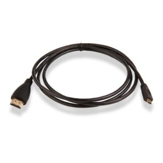 HDMI-Kabel für Raspberry Pi 4 (Micro HDMI auf HDMI), 150 cm, schwarz - braspi