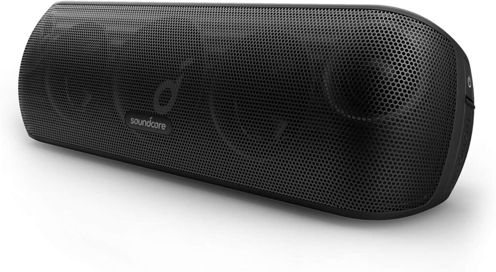 Soundcore Motion+ Bluetooth Lautsprecher mit Hi-Res 30W Audio, Intensiver Bass, Kabelloser HiFi Lautsprecher mit App, USB C Konnektivität, Flexibler EQ, 12 Stunden Akkulaufzeit